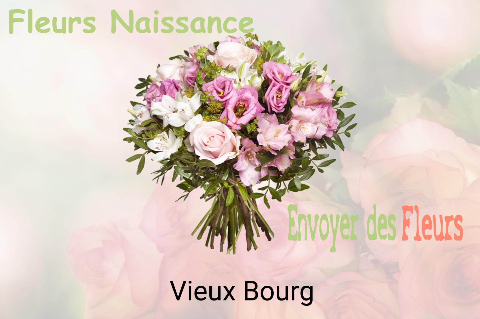 Bouquet de fleurs de naissance livré à Vieux-Bourg